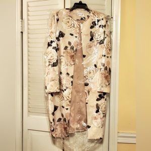 5| Floral Calvin Klein Jacket complete with side pockets